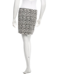 Tibi Leopard Patterned Mini Skirt