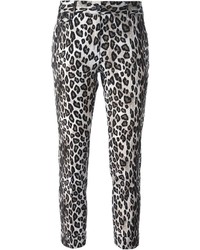 Alberto Biani Leopard Print Skinny Trousers