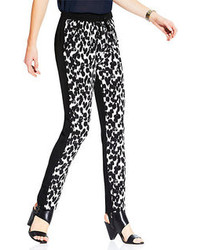 Vince Camuto Animal Sketches Tie Waist Pant
