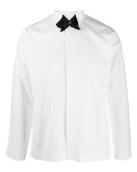 Homme Plissé Issey Miyake Contrast Collar Button Shirts