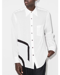 Sulvam Strap Embellished Buttoned Shirt