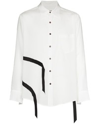 Sulvam Strap Embellished Buttoned Shirt