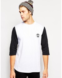 Clwr Baseball T Shirt With Contrast Sleeves