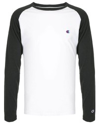 Champion Two Tone Logo Embroidered Tee