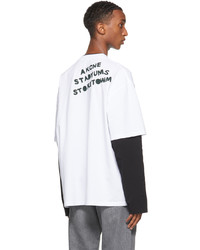 Acne Studios White Layered Long Sleeve T Shirt