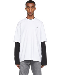 Acne Studios White Layered Long Sleeve T Shirt