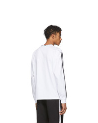 adidas Originals White Trefoil Long Sleeve T Shirt