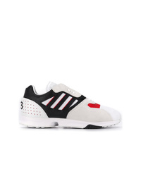 Y-3 Lace Up Panel Sneakers