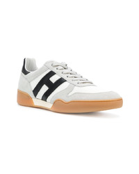 Hogan Panelled Lace Up Sneakers