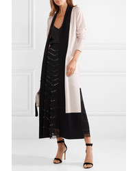 Temperley London Explorer Two Tone Merino Wool And Cashmere Blend Cardigan