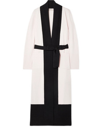Temperley London Explorer Two Tone Merino Wool And Cashmere Blend Cardigan