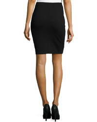 Romeo & Juliet Couture Quilted Knit Skirt Blackwhite