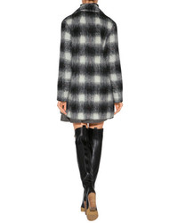 Theory Wool Blend Cafe Coat In Lithe