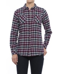 Tallwoods Cotton Plaid Flannel Shirt Long Sleeve