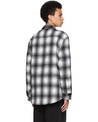 Noon Goons Grey White Flannel Tahoe Shirt