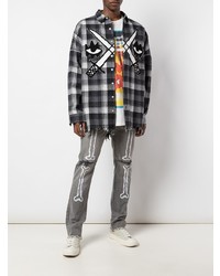 Haculla Fighter Eyes Plaid Shirt