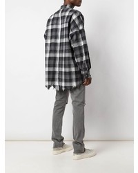 Haculla Fighter Eyes Plaid Shirt