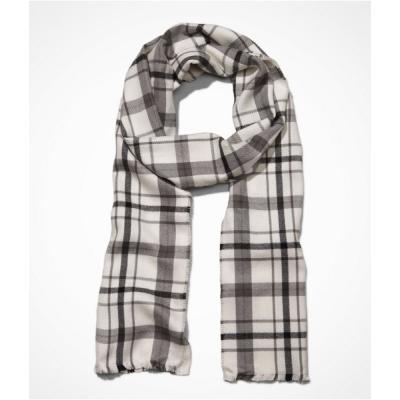 Express Plaid Woven Scarf, $29 | Express | Lookastic