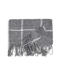 Topman Prince Of Wales Plaid Knit Scarf