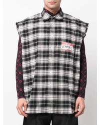 Vetements My Name Is Plaid Shirt