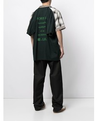 Maison Mihara Yasuhiro Panelled Check Shirt