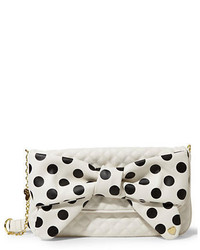 Betsey Johnson Dots Enough Quilted Clutch