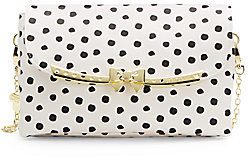 betsey johnson polka dot purse