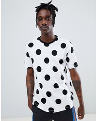 ASOS DESIGN Relaxed T Shirt With Polka Dot Print