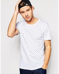 Selected T Shirt With All Over Polka Dot Print