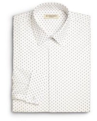 Burberry London Slim Fit Polka Dot Print Dress Shirt