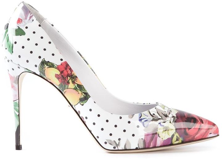 Dolce & Gabbana Floral Print Pumps, $725  | Lookastic