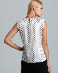 Jones New York Collection Jnyworks A Style System By Abby Woven Polka Dot Top