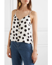 Mother of Pearl Polka Dot Lyocell Camisole
