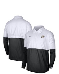 Nike Whiteblack Colorado Buffaloes Half Zip Lightweight Coaches Jacket