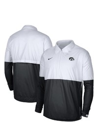 Nike Whiteblack Iowa Hawkeyes Half Zip Lightweight Coaches Jacket At Nordstrom