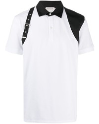 Alexander McQueen Buckle Detail Polo Shirt