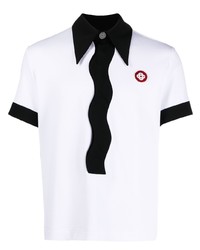 Casablanca Chest Logo Patch Detail Polo Shirt
