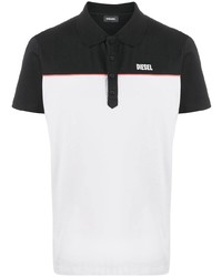 Diesel Colour Block Short Sleeved Polo Shirt