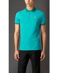 Burberry Contrast Tipping Detail Polo Shirt