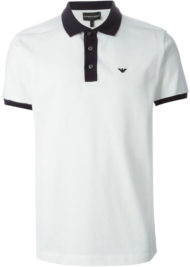 ea7 black polo