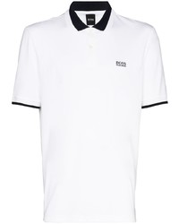 BOSS Logo Embroidered Short Sleeve Polo Shirt