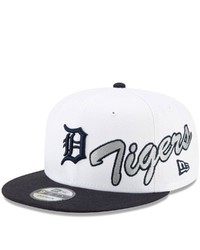 New Era White Detroit Tigers Vintage 9fifty Snapback Hat