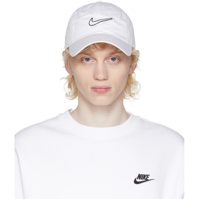 Nike White Essential Heritage Cap, $20 SSENSE |