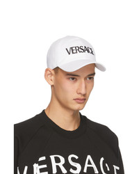 Versace White Logo Cap