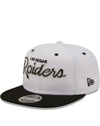 New Era Whiteblack Las Vegas Raiders Sparky Original 9fifty Snapback Hat At Nordstrom