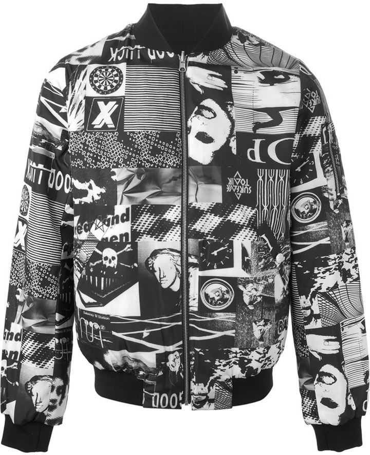Surface to Air Photographic Print Bomber Jacket, $525 | farfetch.com ...