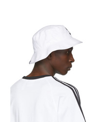 adidas Originals White And Black Adicolor Bucket Hat