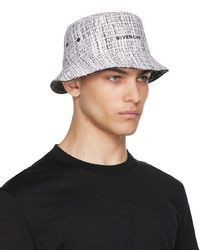 Givenchy White Black 4g Bucket Hat