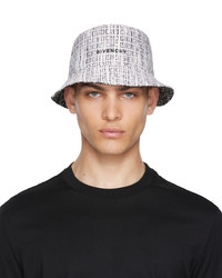 Givenchy White Black 4g Bucket Hat