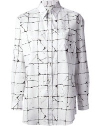 Jean Paul Gaultier Cracked Print Shirt